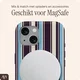 AVY Apple iPhone 14 / 13 Hoesje MagSafe Back Cover Oxford Stripe afbeelding 3