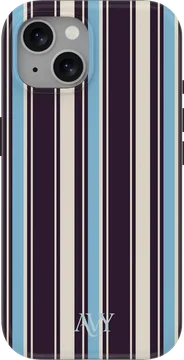 AVY Apple iPhone 14 / 13 Hoesje MagSafe Back Cover Oxford Stripe
