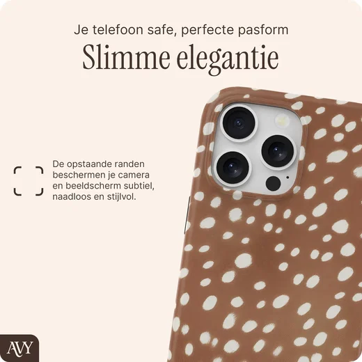 AVY Apple iPhone 14 Pro Hoesje MagSafe Back Cover Bambi afbeelding 5