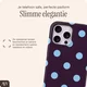 AVY Apple iPhone 14 Pro Hoesje MagSafe Back Cover Blueberry Wine afbeelding 5
