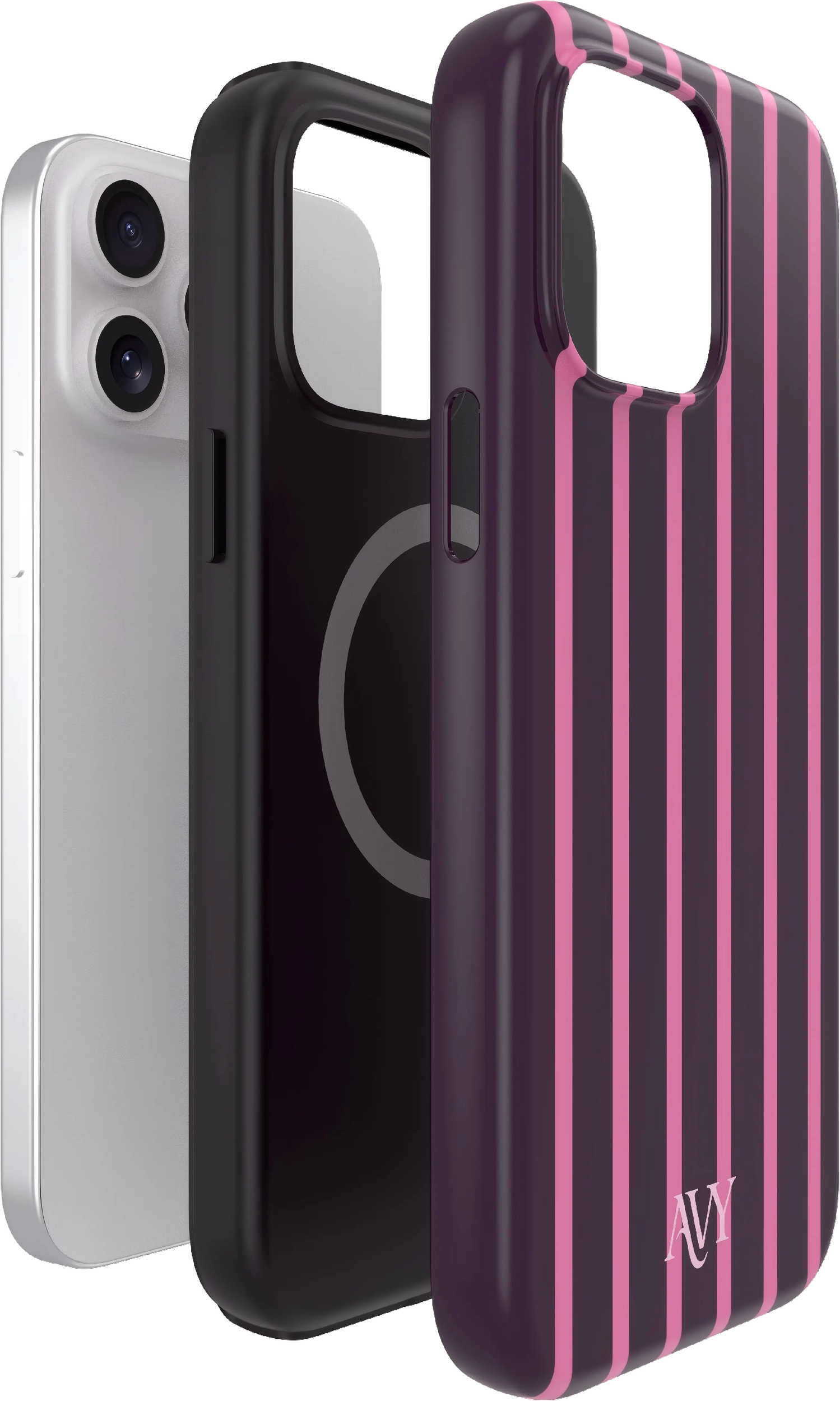 AVY Apple iPhone 14 Pro Hoesje MagSafe Back Cover Cherry Wine afbeelding 9