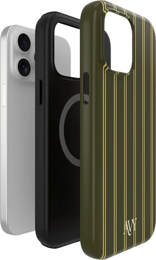 AVY Apple iPhone 14 Pro Hoesje MagSafe Back Cover Martini Olive afbeelding 9