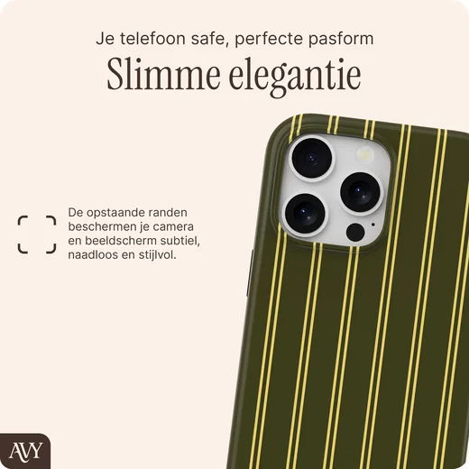 AVY Apple iPhone 13 Pro Max Hoesje MagSafe Back Cover Martini Olive afbeelding 5