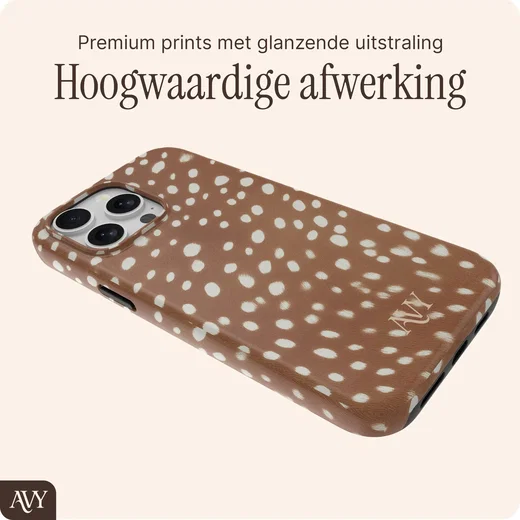 AVY Apple iPhone 12 / 12 Pro Hoesje MagSafe Back Cover Bambi afbeelding 6