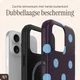 AVY Apple iPhone 12 / 12 Pro Hoesje MagSafe Back Cover Blueberry Wine afbeelding 2