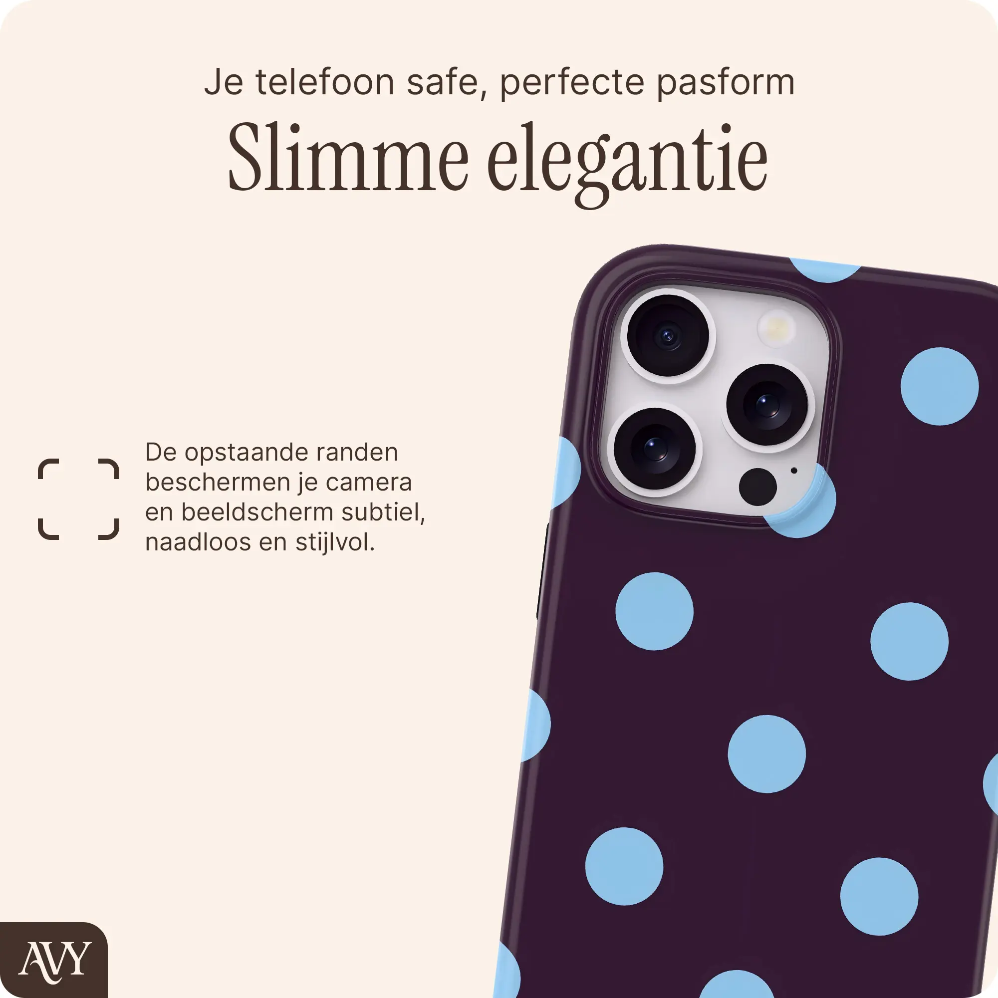 AVY Apple iPhone 12 / 12 Pro Hoesje MagSafe Back Cover Blueberry Wine afbeelding 5