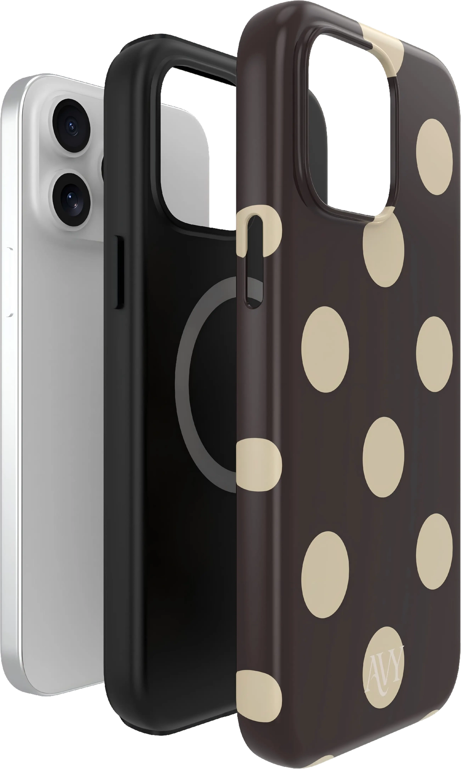 AVY Apple iPhone 12 / 12 Pro Hoesje MagSafe Back Cover Tiramisu afbeelding 9