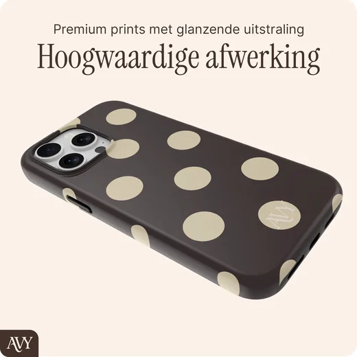 AVY Apple iPhone 12 / 12 Pro Hoesje MagSafe Back Cover Tiramisu afbeelding 6