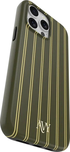 AVY Apple iPhone 12 / 12 Pro Hoesje MagSafe Back Cover Martini Olive afbeelding 8