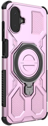 Samsung Galaxy A08 Hoesje MagSafe 360° Standaard Roze afbeelding 6