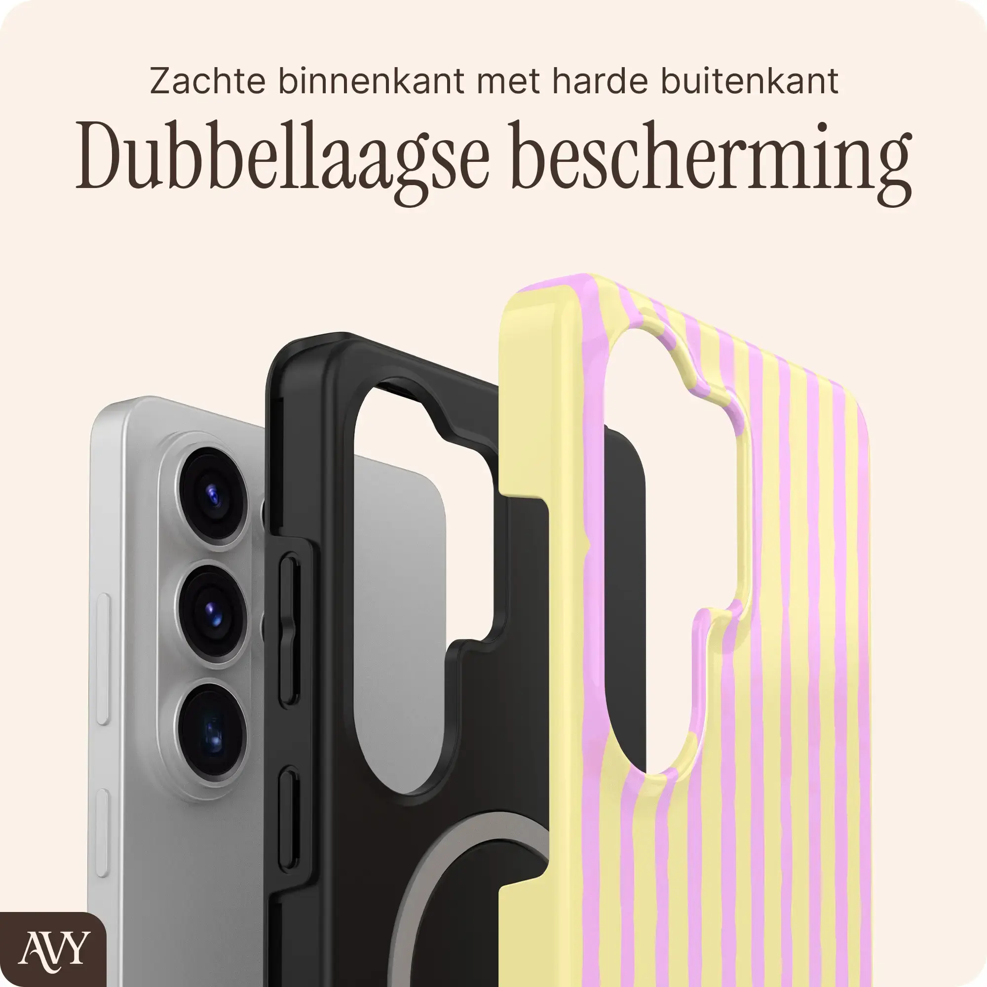 AVY Samsung Galaxy S26 Ultra MagSafe Hoesje met Koord (30CM) Pink Lemonade afbeelding 9