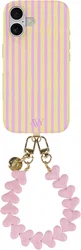 AVY Apple iPhone 17 MagSafe Hoesje met Koord (30CM) Pink Lemonade afbeelding
