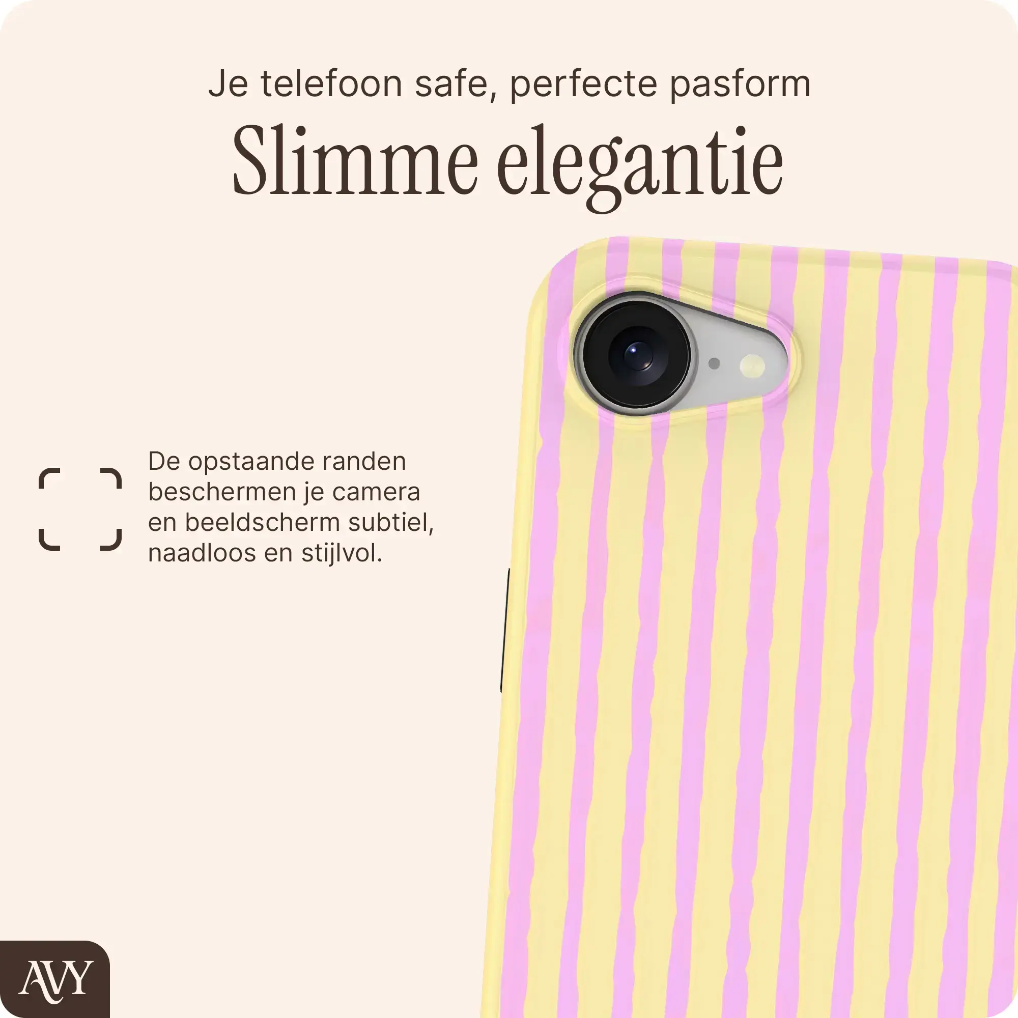 AVY Apple iPhone 17e / 16e MagSafe Hoesje met Koord (30CM) Pink Lemonade afbeelding 7