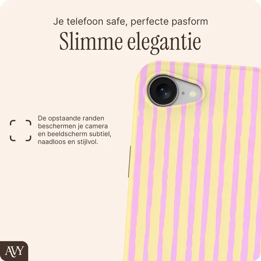 AVY Apple iPhone 17e / 16e MagSafe Hoesje met Koord (30CM) Pink Lemonade afbeelding 7
