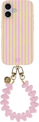AVY Apple iPhone 16 MagSafe Hoesje met Koord (30CM) Pink Lemonade afbeelding