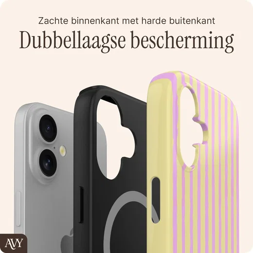 AVY Apple iPhone 16 MagSafe Hoesje met Koord (30CM) Pink Lemonade afbeelding 10