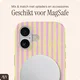 AVY Apple iPhone 16 MagSafe Hoesje met Koord (30CM) Pink Lemonade afbeelding 6