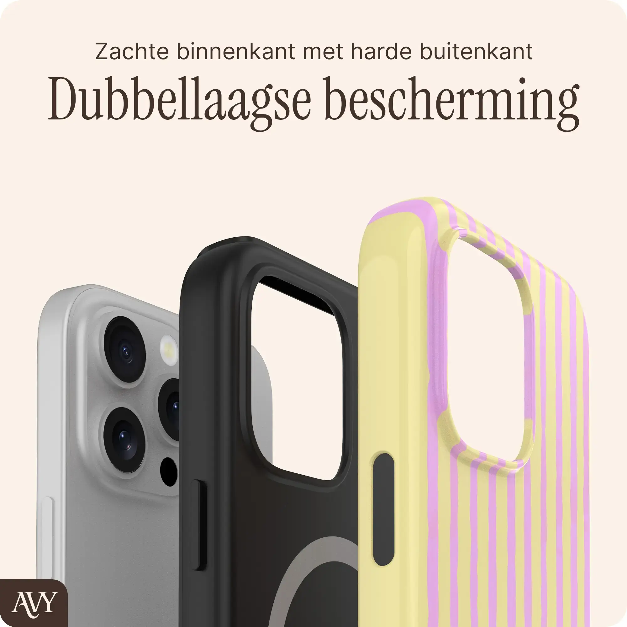 AVY Apple iPhone 16 Pro MagSafe Hoesje met Koord (30CM) Pink Lemonade afbeelding 11