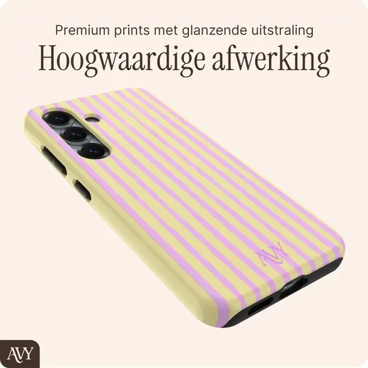 AVY Samsung Galaxy S24 Plus MagSafe Hoesje met Koord (30CM) Pink Lemonade afbeelding 7