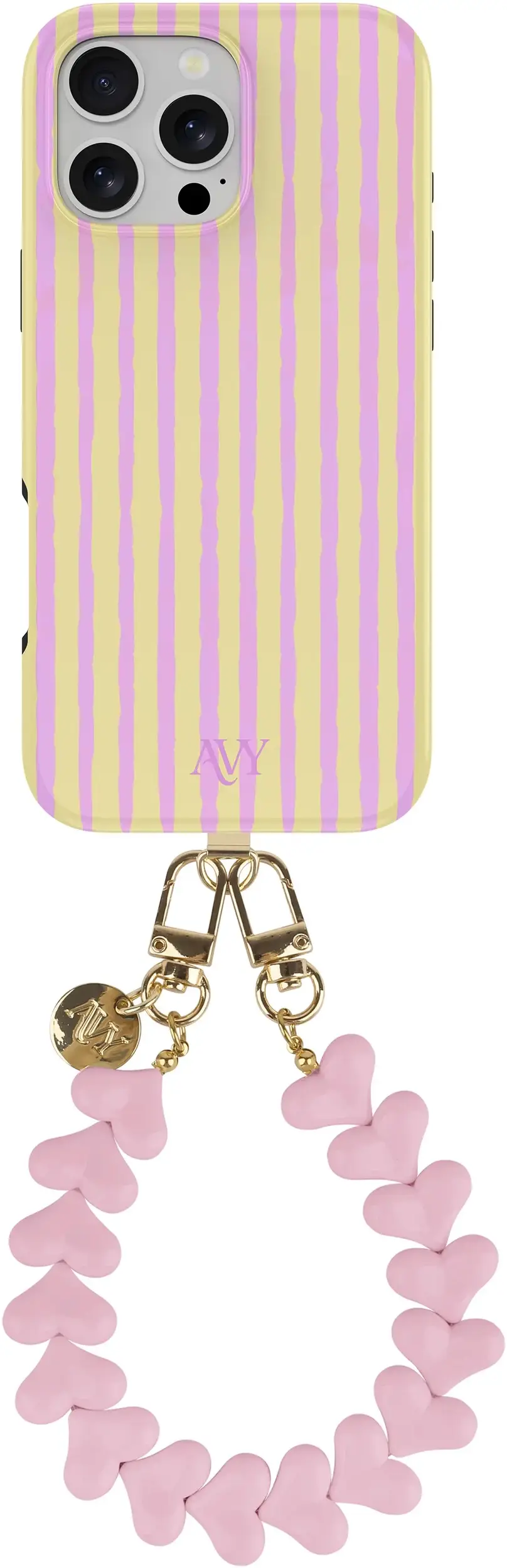 AVY Apple iPhone 13 Pro MagSafe Hoesje met Koord (30CM) Pink Lemonade afbeelding 1
