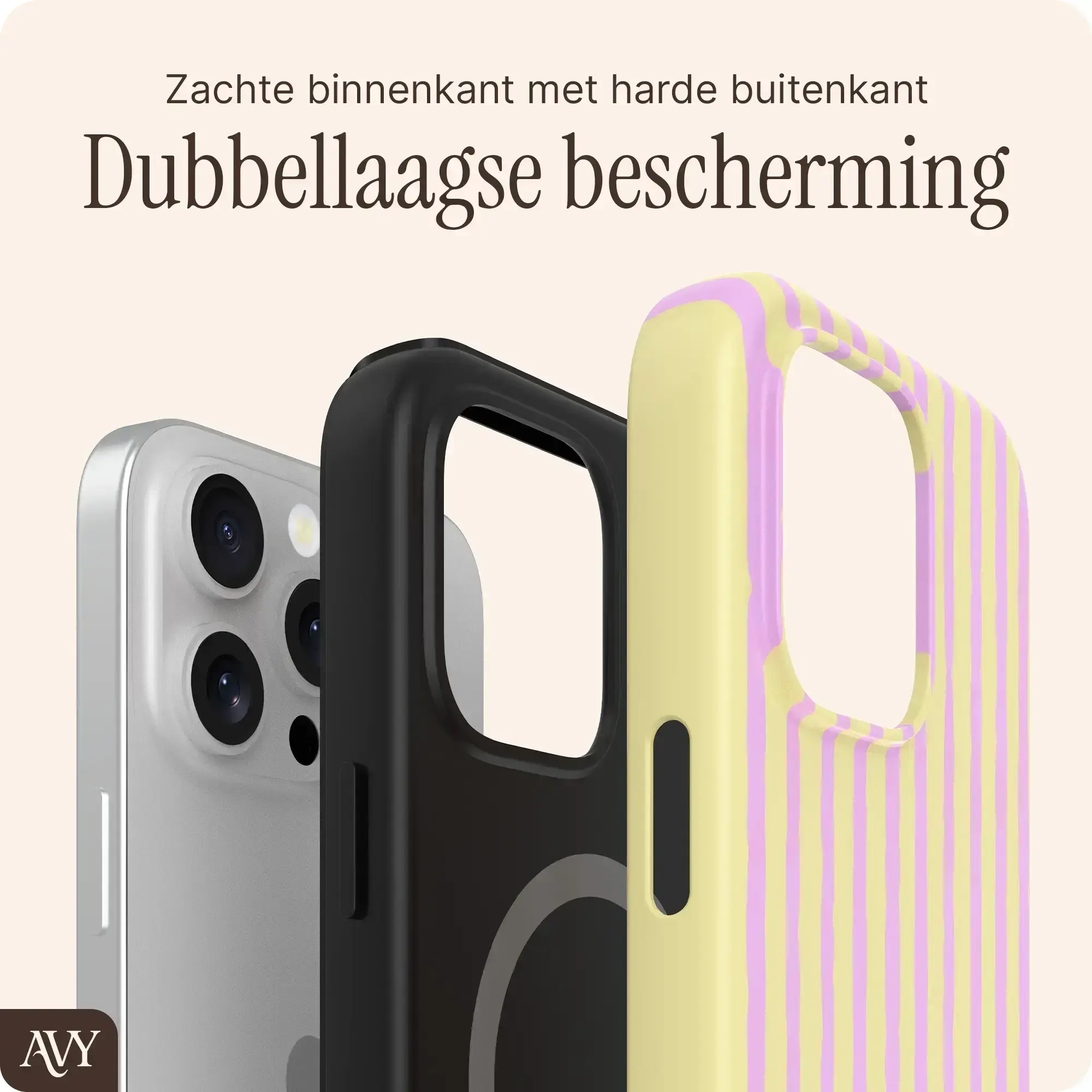 AVY Apple iPhone 13 Pro Max MagSafe Hoesje met Koord (30CM) Pink Lemonade afbeelding 10