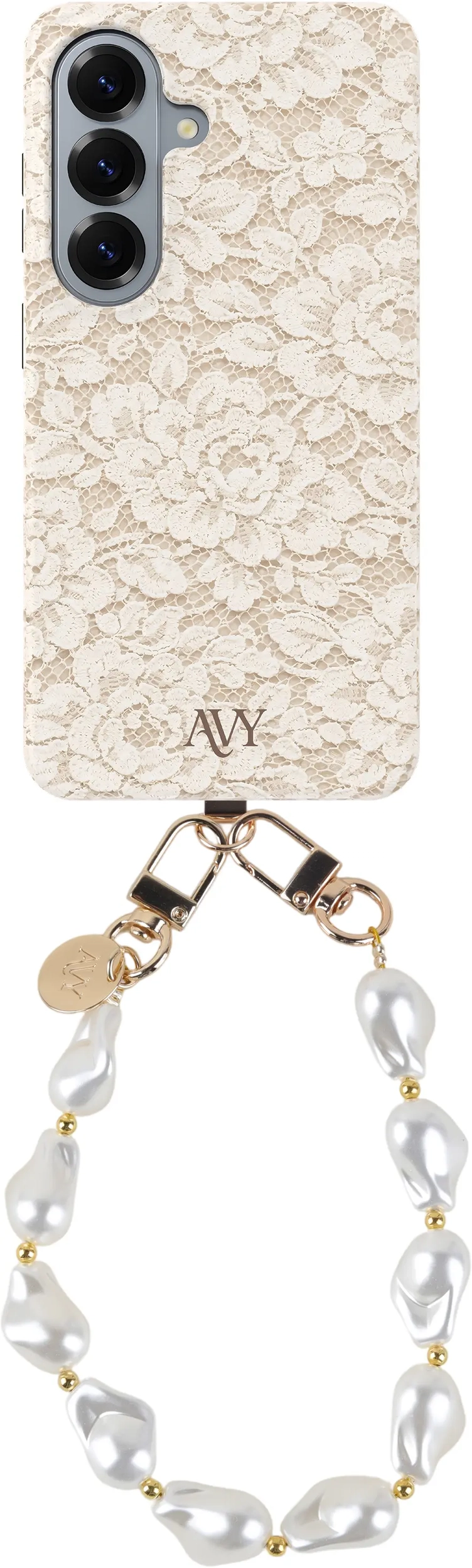 AVY Samsung Galaxy S26 MagSafe Hoesje met Koord (32CM) Vintage Lace afbeelding 1