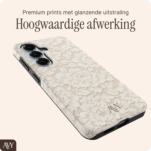 AVY Samsung Galaxy S26 Plus MagSafe Hoesje met Koord (32CM) Vintage Lace afbeelding 10