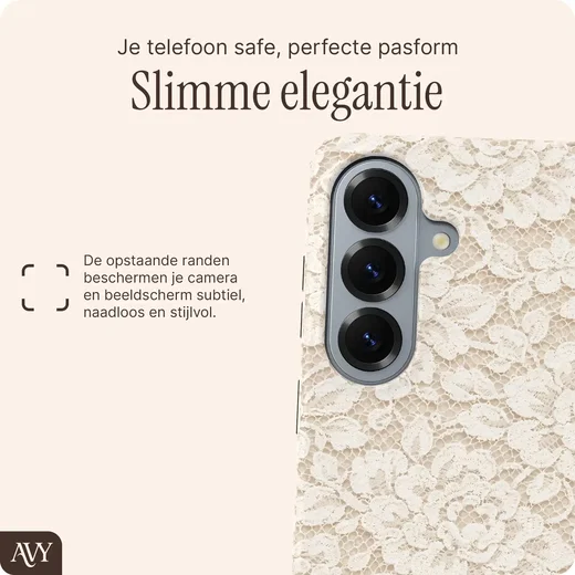 AVY Samsung Galaxy S26 Plus MagSafe Hoesje met Koord (32CM) Vintage Lace afbeelding 7