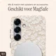 AVY Samsung Galaxy S25 MagSafe Hoesje met Koord (32CM) Vintage Lace afbeelding 5