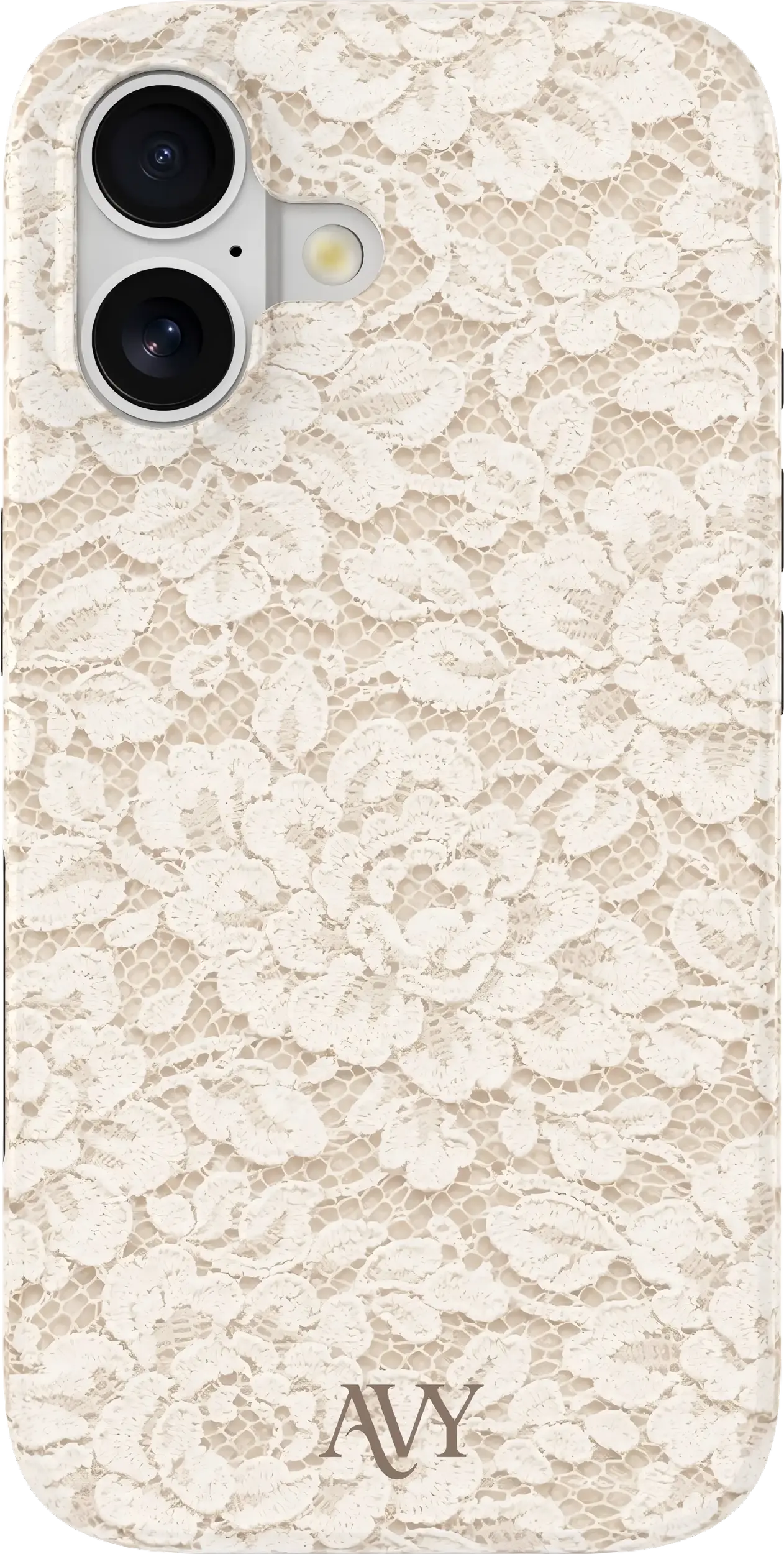 AVY Apple iPhone 16 MagSafe Hoesje met Koord (32CM) Vintage Lace afbeelding 14