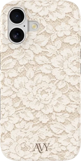 AVY Apple iPhone 16 MagSafe Hoesje met Koord (32CM) Vintage Lace afbeelding 14