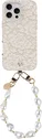 AVY Apple iPhone 16 Pro Max MagSafe Hoesje met Koord (32CM) Vintage Lace