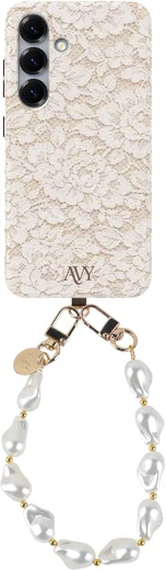 AVY Samsung Galaxy S24 Plus MagSafe Hoesje met Koord (32CM) Vintage Lace afbeelding 1