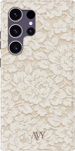 AVY Samsung Galaxy S24 Ultra MagSafe Hoesje met Koord (32CM) Vintage Lace afbeelding 13