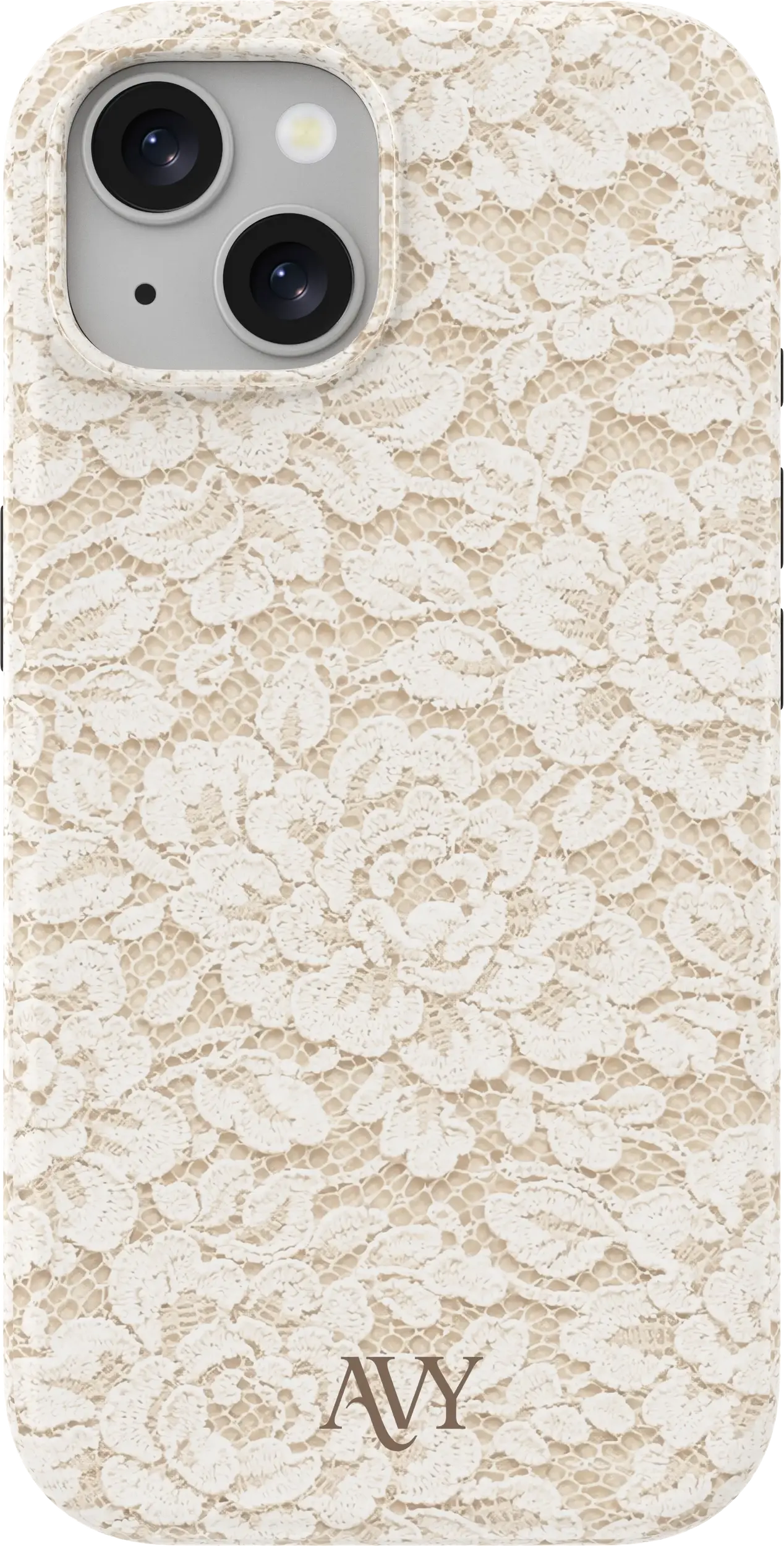 AVY Apple iPhone 15 MagSafe Hoesje met Koord (32CM) Vintage Lace afbeelding 14
