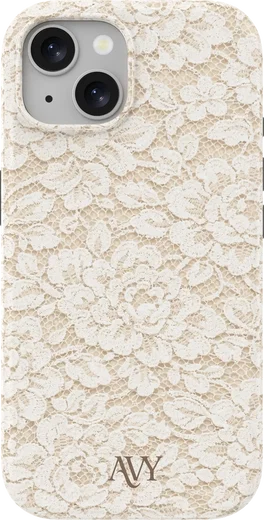 AVY Apple iPhone 15 MagSafe Hoesje met Koord (32CM) Vintage Lace afbeelding 14