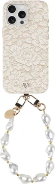 AVY Apple iPhone 13 Pro MagSafe Hoesje met Koord (32CM) Vintage Lace