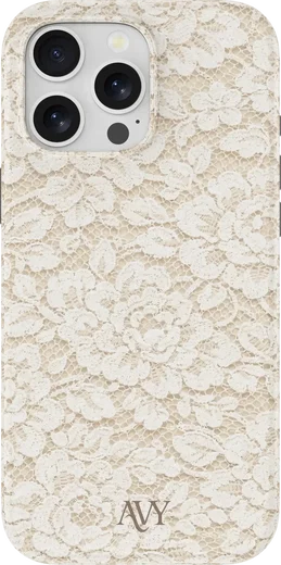 AVY Apple iPhone 13 Pro MagSafe Hoesje met Koord (32CM) Vintage Lace afbeelding 14
