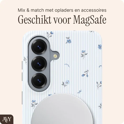 AVY Samsung Galaxy S26 MagSafe Hoesje met Koord (32CM) Sky Blossom afbeelding 6