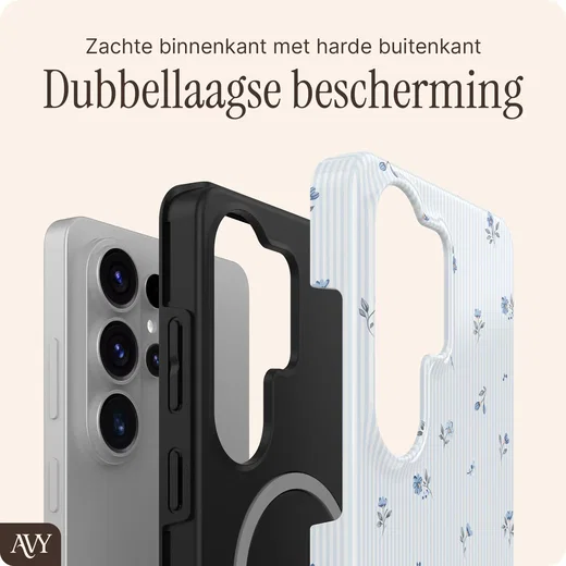 AVY Samsung Galaxy S26 Ultra MagSafe Hoesje met Koord (32CM) Sky Blossom afbeelding 10