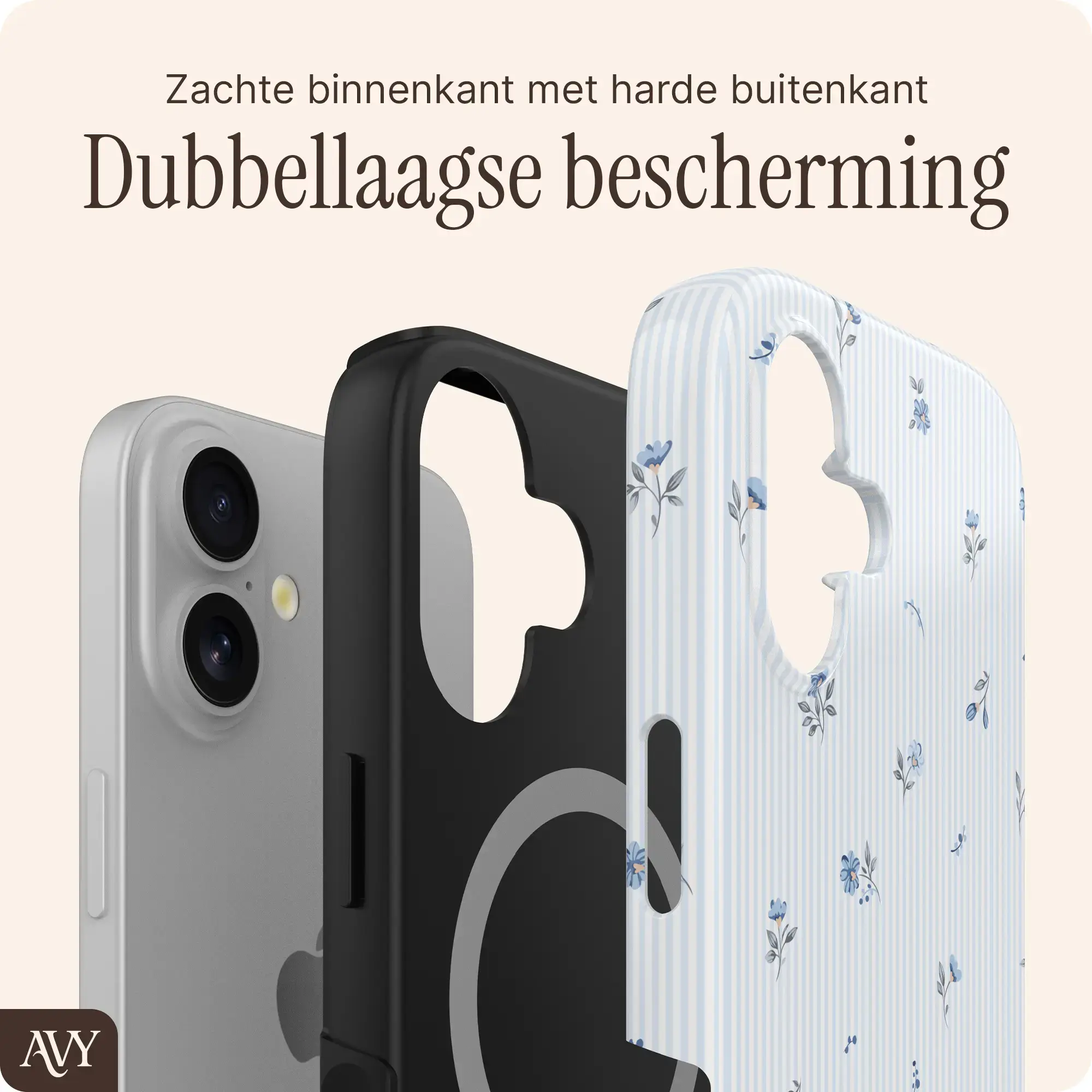AVY Apple iPhone 17 MagSafe Hoesje met Koord (32CM) Sky Blossom afbeelding 10