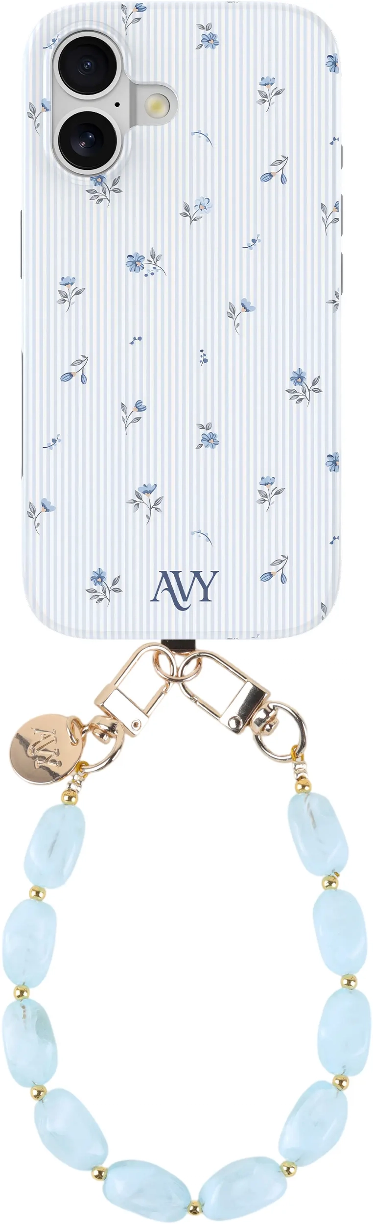 AVY Apple iPhone 17 MagSafe Hoesje met Koord (32CM) Sky Blossom afbeelding 1
