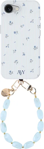 AVY Apple iPhone 17e / 16e MagSafe Hoesje met Koord (32CM) Sky Blossom afbeelding 1