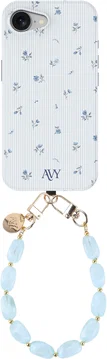 AVY Apple iPhone 17e / 16e MagSafe Hoesje met Koord (32CM) Sky Blossom