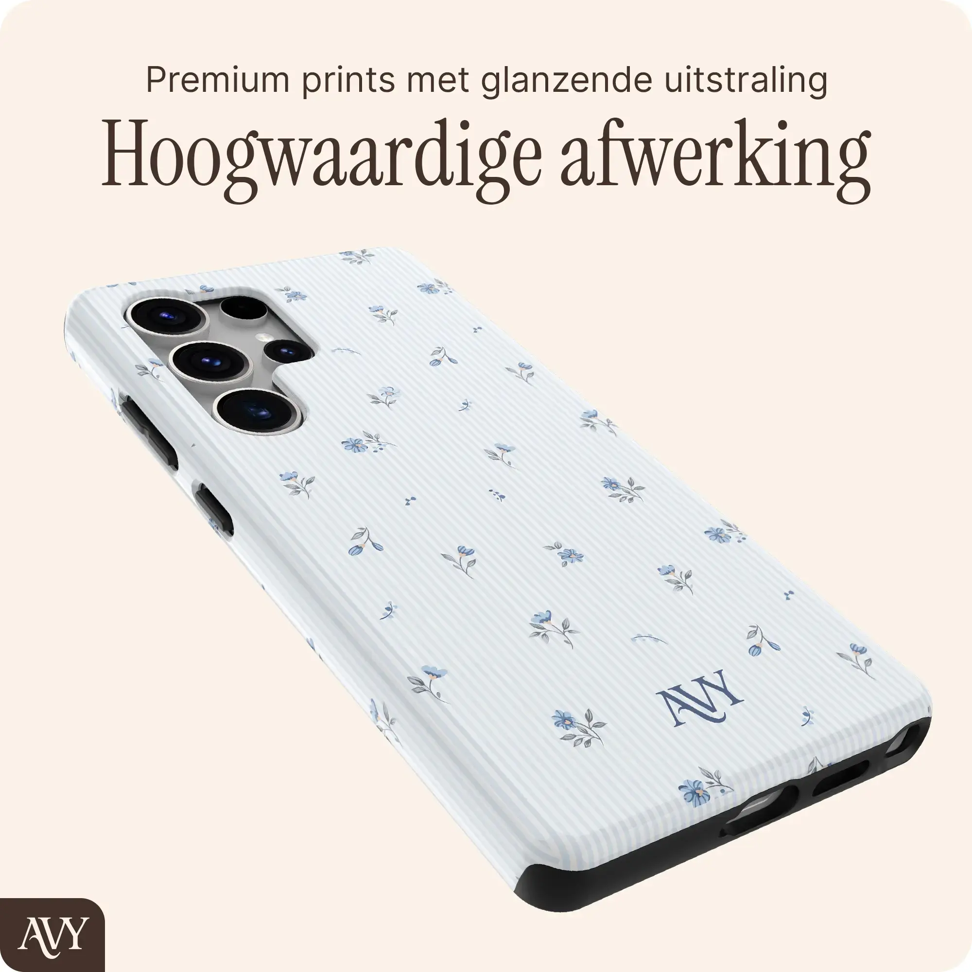 AVY Samsung Galaxy S25 Ultra MagSafe Hoesje met Koord (32CM) Sky Blossom afbeelding 8