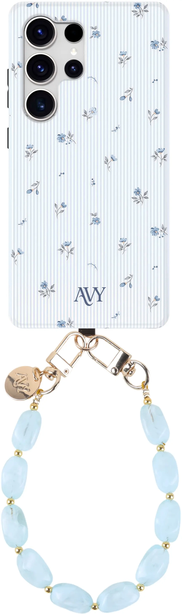 AVY Samsung Galaxy S25 Ultra MagSafe Hoesje met Koord (32CM) Sky Blossom afbeelding 1