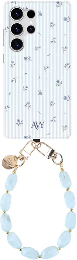 AVY Samsung Galaxy S25 Ultra MagSafe Hoesje met Koord (32CM) Sky Blossom afbeelding 1