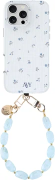 AVY Apple iPhone 16 Pro MagSafe Hoesje met Koord (32CM) Sky Blossom