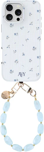 AVY Apple iPhone 16 Pro Max MagSafe Hoesje met Koord (32CM) Sky Blossom afbeelding 1
