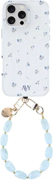 AVY Apple iPhone 16 Pro Max MagSafe Hoesje met Koord (32CM) Sky Blossom